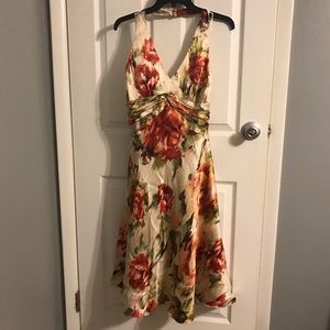 Jones New York Silk Floral Dress